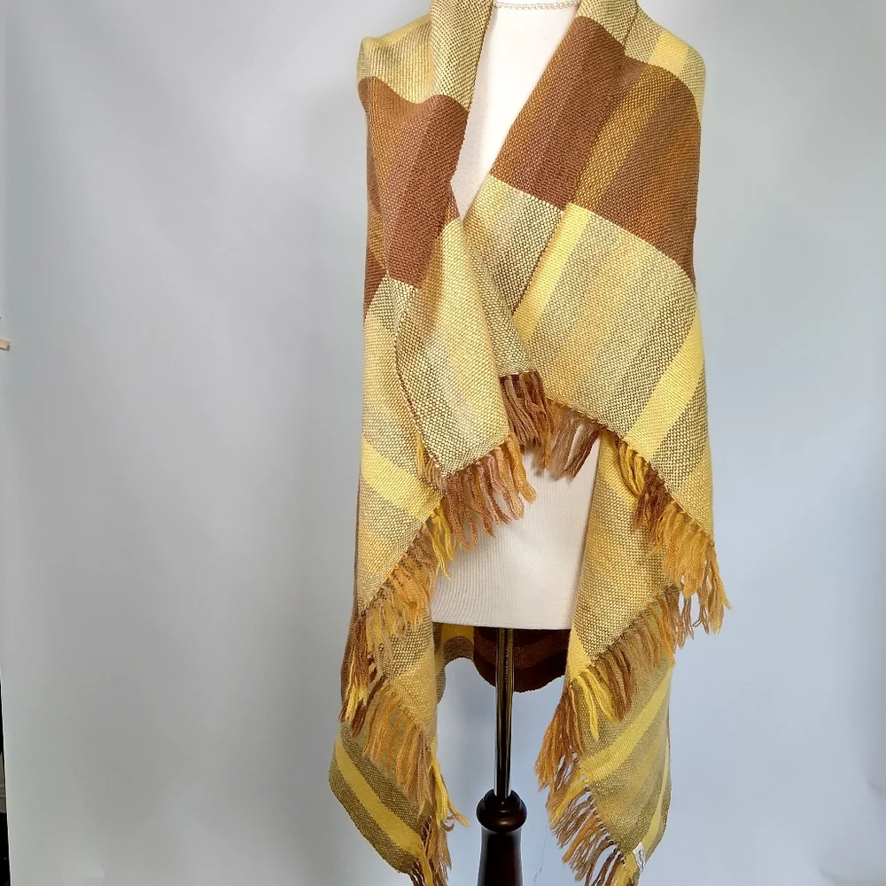 Rare Vintage Mary Pendleton hand woven throw blanket Sedona Arizona 1960's